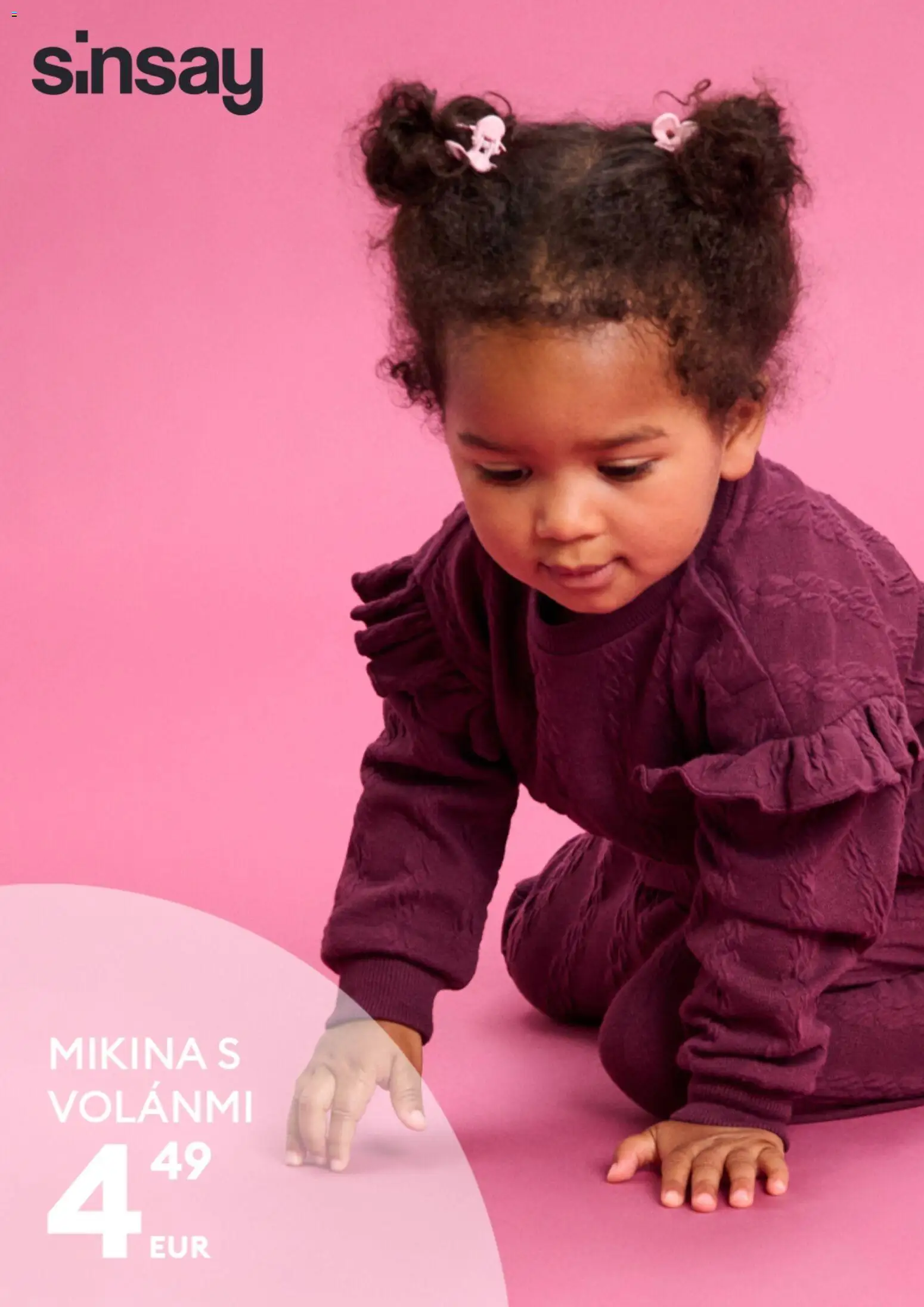 Nové Sinsay akcie – leták je platný od 28.10.2025 | Strana: 3 | Produkty: Mikina