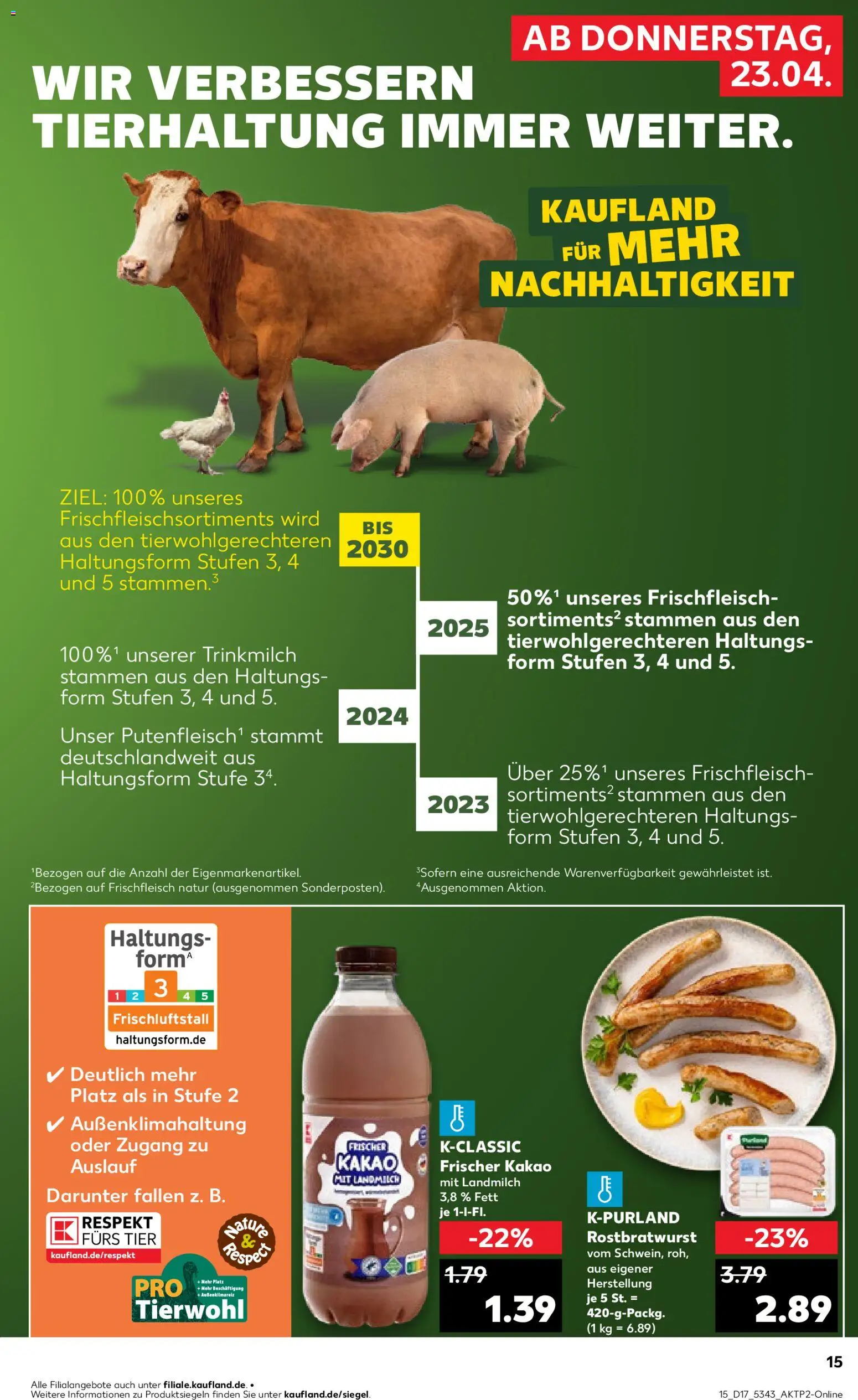 Kaufland Německo leták od 23.04.2026 💥 Nenechte si ujít TOP nabídky! ⭐ | Česko