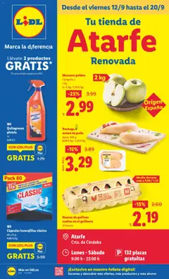 Vista previa Lidl Atarfe válido desde el 12.09.2025