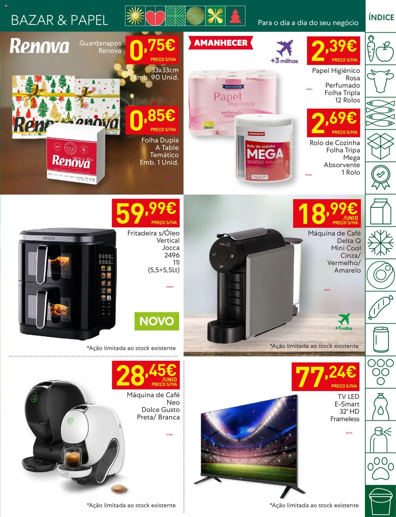 Recheio folheto │ válido de 16.12.2025 | Página: 51 | Produtos: Papel higiénico, Tv led, Delta q, Guardanapos