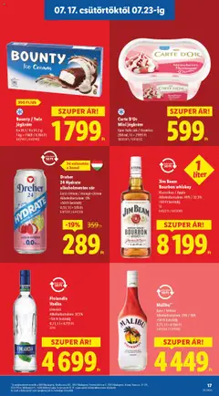 Lidl akciós ujság - amely érvényes a következő dátumtól: 17.07.2025 | Oldal: 17
