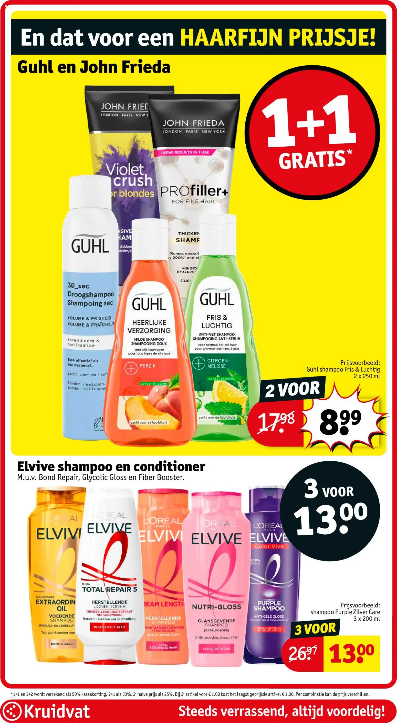 {H1} | Pagina: 15 | Producten: Olie, Haar Conditioner, Droogshampoo, Kan