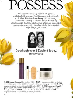 Katalógus Oriflame 2026/02 - amely érvényes a következő dátumtól: 21.01.2026 | Oldal: 32 | Termékek: Parfüm, Testápoló, Dezodor, Izzadásgátló