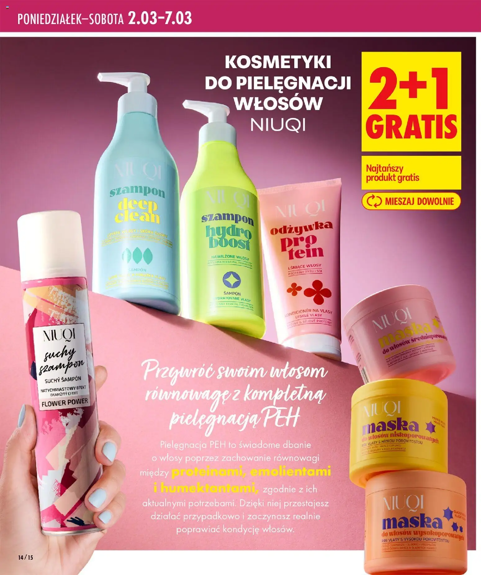 Biedronka Polsko leták - Twoje piękne strony od 26.02.2026 | Strana: 14 | Produkty: Máslo, Proteiny, Suchý šampon, Šampon