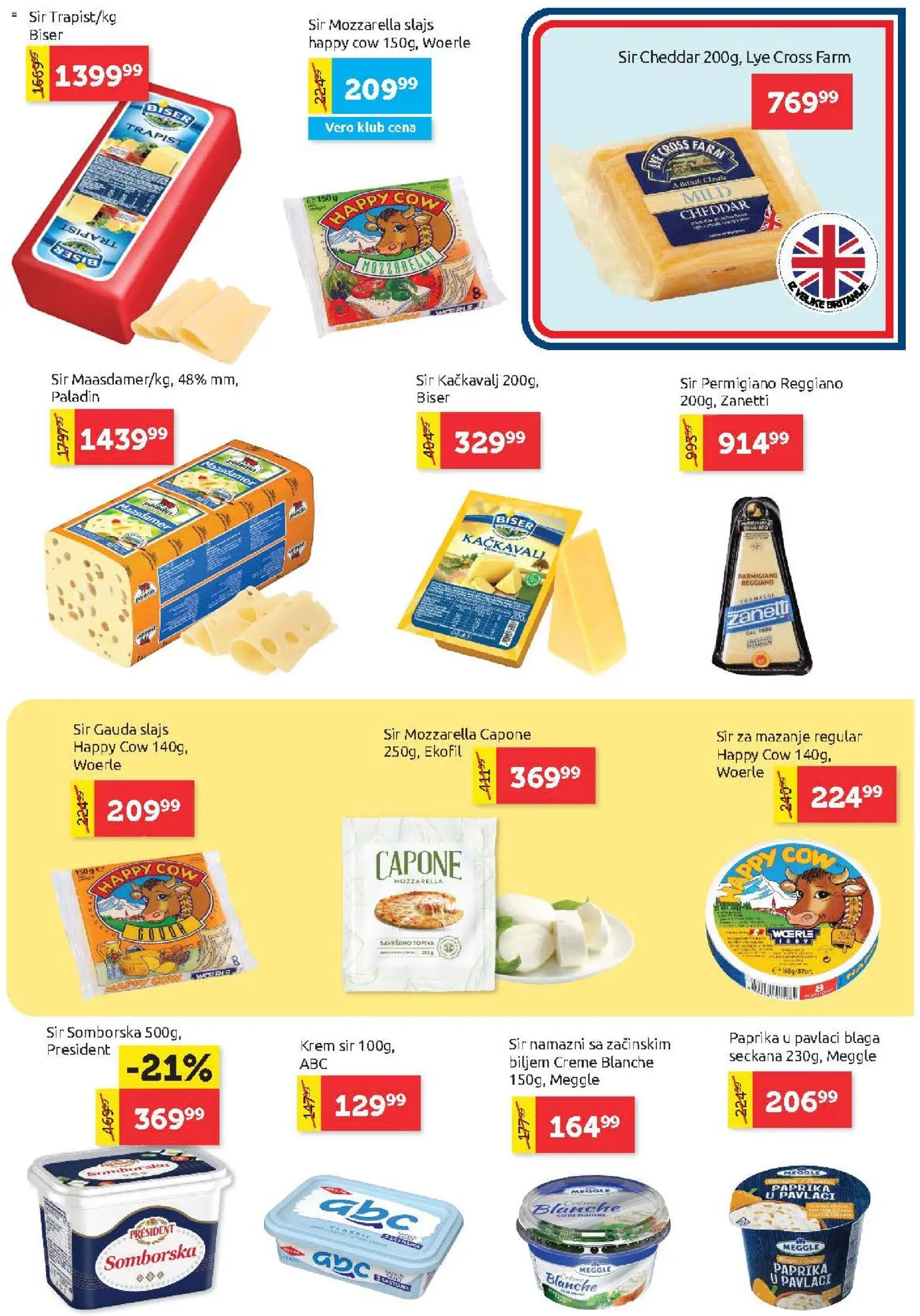 SuperVERO katalog - važi od 16.04.2026 | Strana: 7 | Proizvode: Paprika, Krem sir, Sir, Paprika u pavlaci