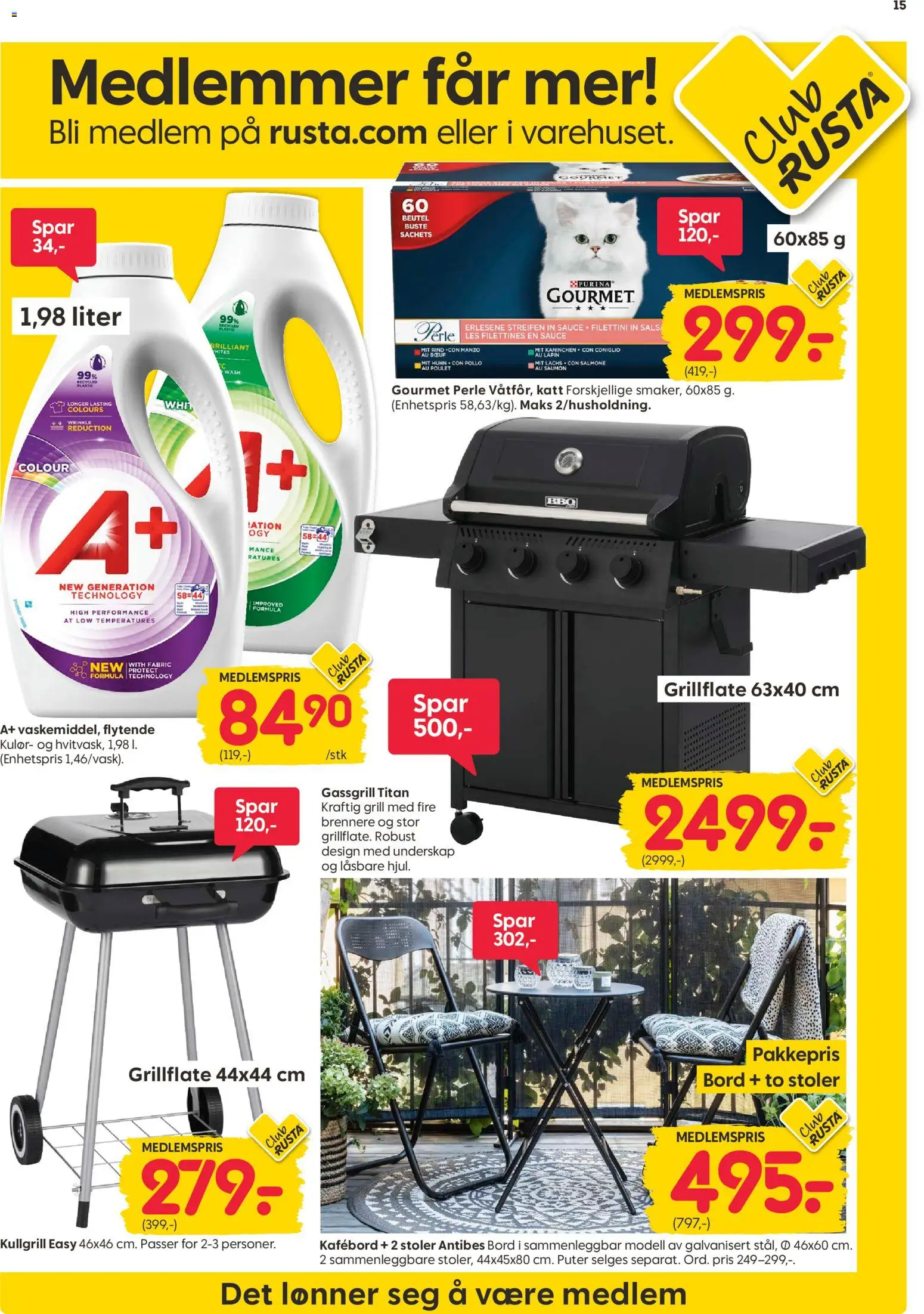 {H1} | Side: 15 | Produkter: Grill, Bord