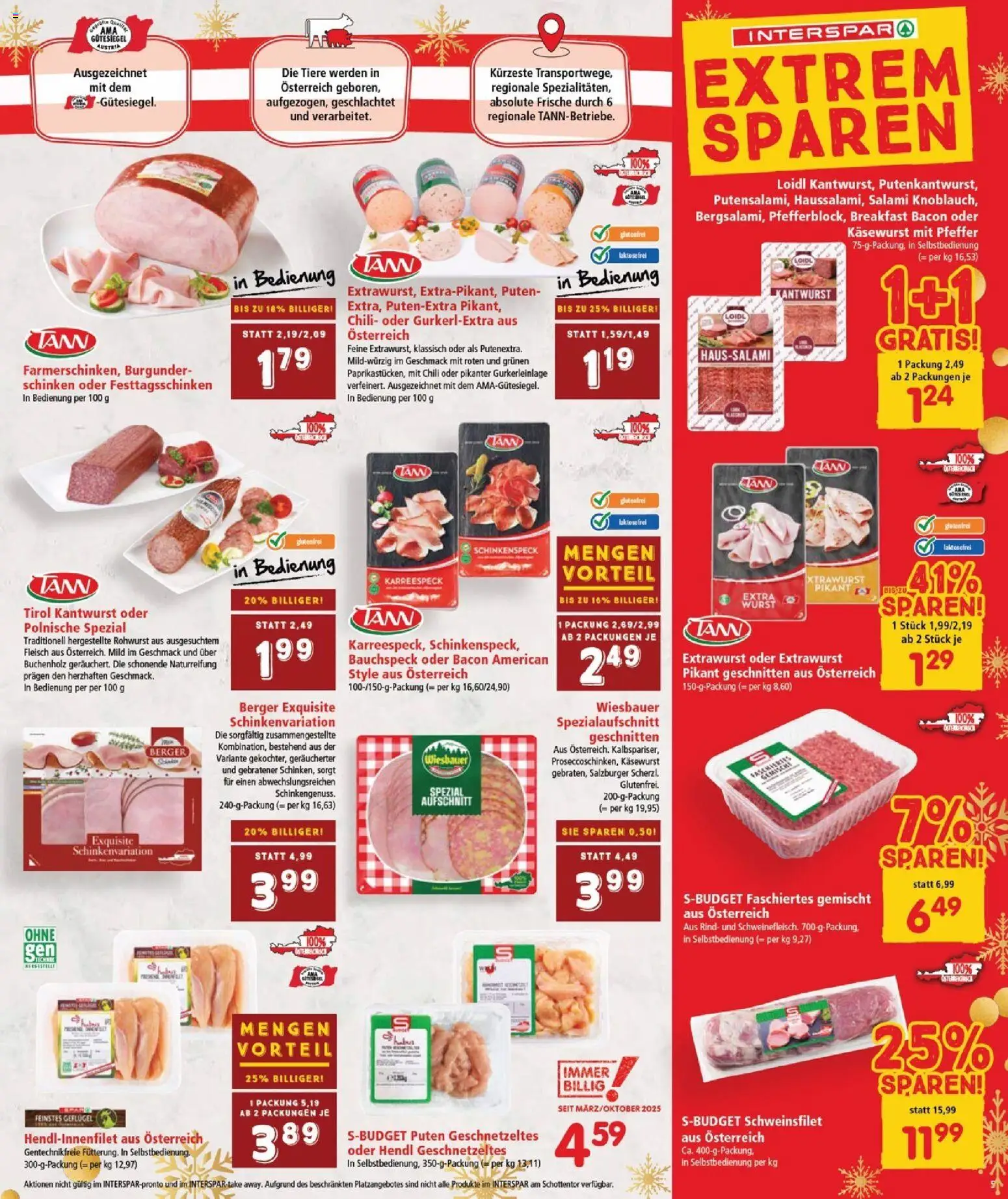 Interspar Flugblatt - Burgenland Nord gültig ab 18.12.2025 | Seite: 5 | Produkte: Pfeffer, Wurst, Chili, Schinken