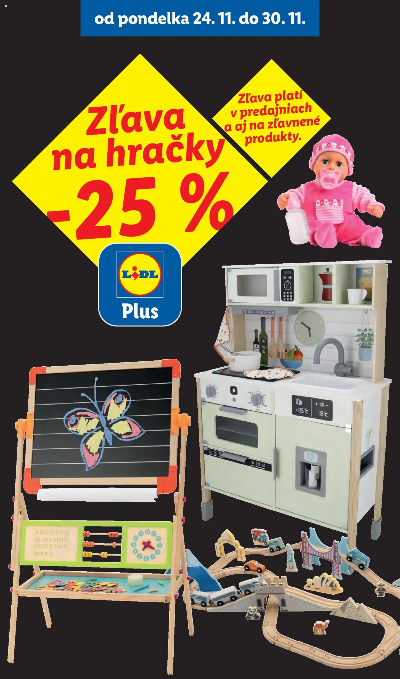 Nové Lidl akcie – leták je platný od 24.11.2025 | Strana: 52 | Produkty: Hračky