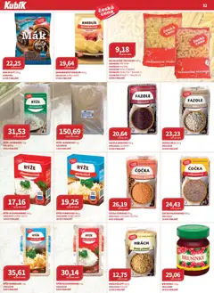 Náhled letáku Kubík leták - Velkoobchod 11/2025 od 01.11.2025 | Strana: 32 | Produkty: Čočka, Špagety, Brusinky, Nudle