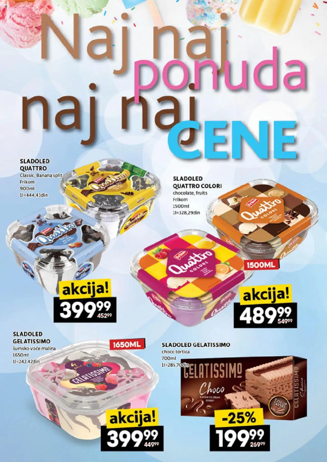 Idea katalog - važi od 21.08.2025 | Strana: 24 | Proizvode: Banana, Sladoled, Malina