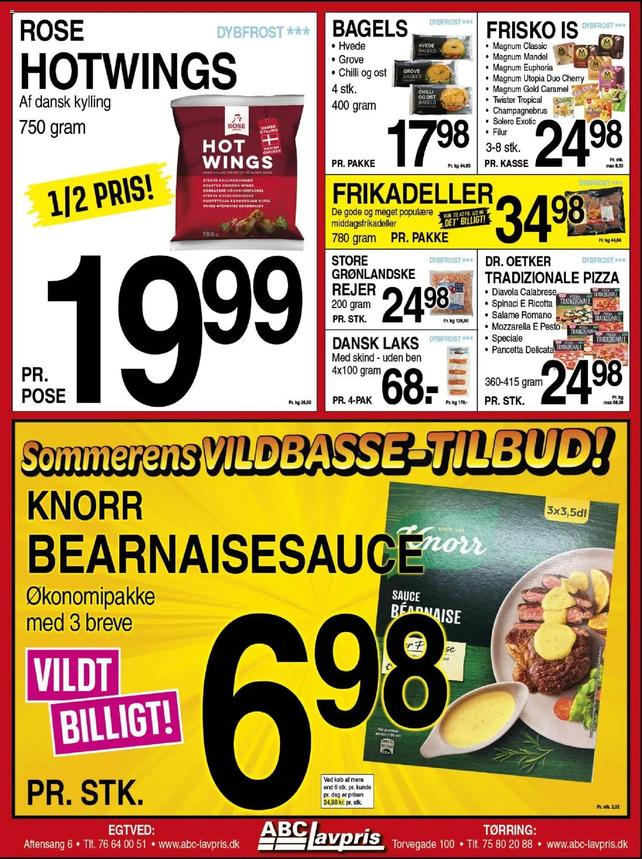 Abc Lavpris Tilbudsavis gyldig fra 23.07.2025 | Side: 4 | Produkter: Pizza, Pesto, Is, Cherry