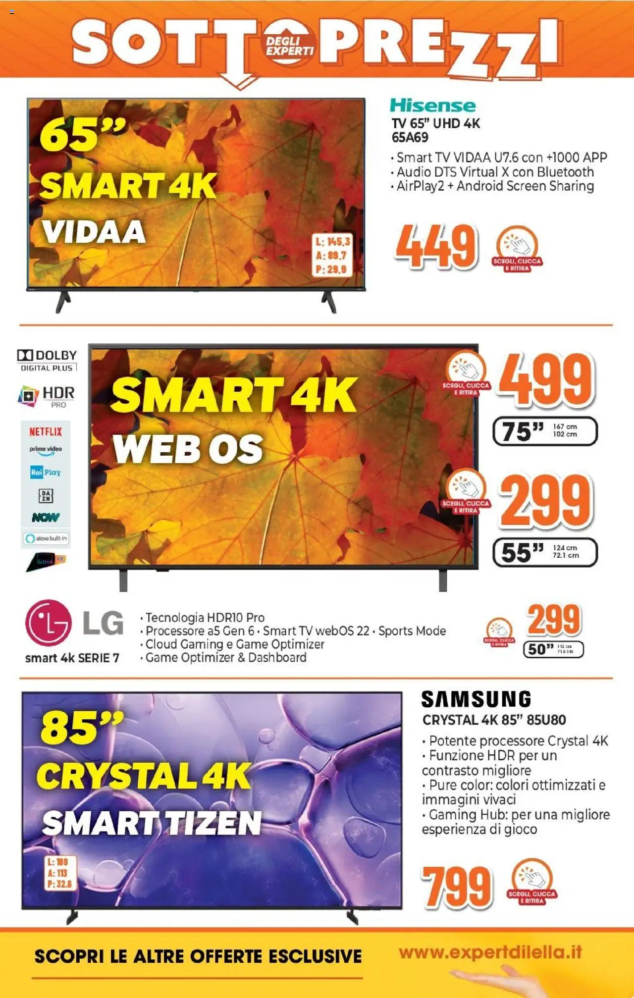 Volantino Expert del 02.10.2025 | Pagina: 10 | Prodotti: TV, Video, Audio, Gioco