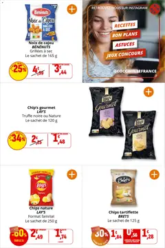 Coccinelle - Prévisualisation de Coccinelle catalogue valide à partir de 17.12.2025 | Page: 49 | Produits: Tartiflette, Jeux, Chips, Noix