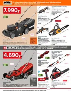 Náhled letáku Bauhaus leták od 06.03.2026 | Strana: 7 | Produkty: Aku příklepová vrtačka, Aku řetězová pila, Nářadí, Koš