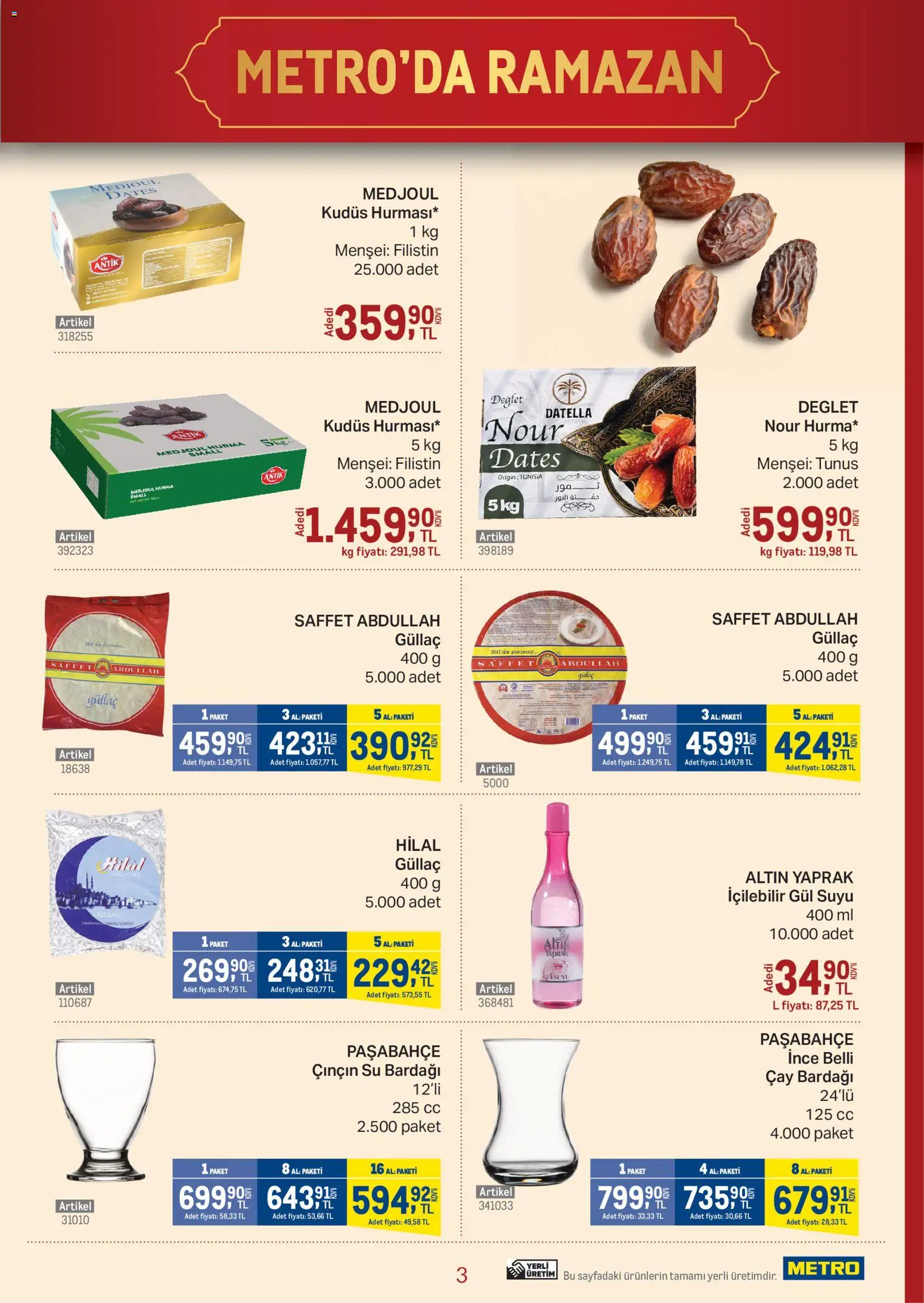 Metro - Kebap Restoranları - 04.02.2026 tarihinden itibaren geçerlidir | Sayfa: 3