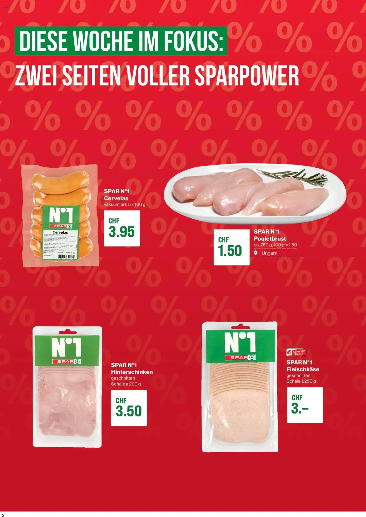 SPAR Aktionen ab 14.08.2025 | Seite: 2 | Produkte: Pouletbrust