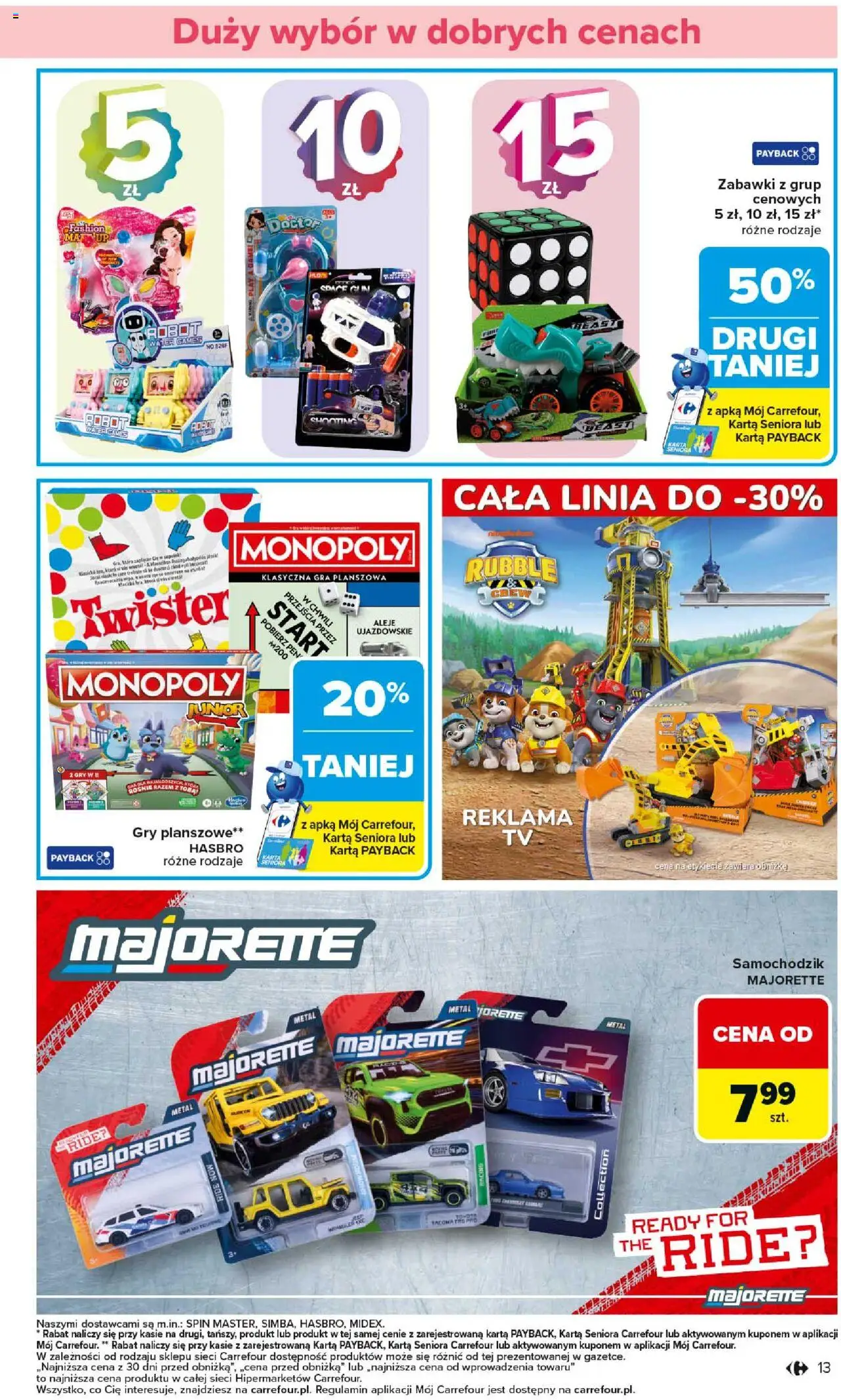 Carrefour Gazetka - Łap okazje od 11.09.2025 | Strona: 13 | Produkty: Karta, Gra, Robot, Gry