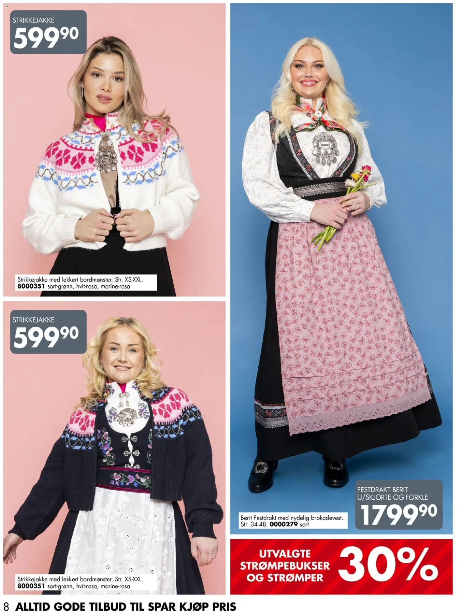 {H1} | Side: 8 | Produkter: Strømper