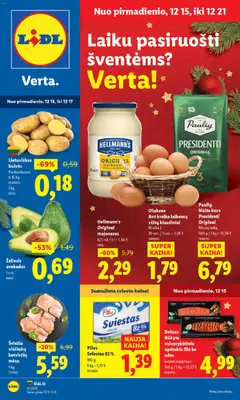 LIDL leidinys galioja nuo 15.12.2025