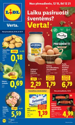LIDL leidinys galioja nuo 15.12.2025