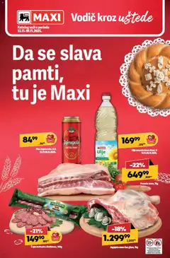 Maxi katalog - pregled Maxi kataloga - važi od 13.11.2025