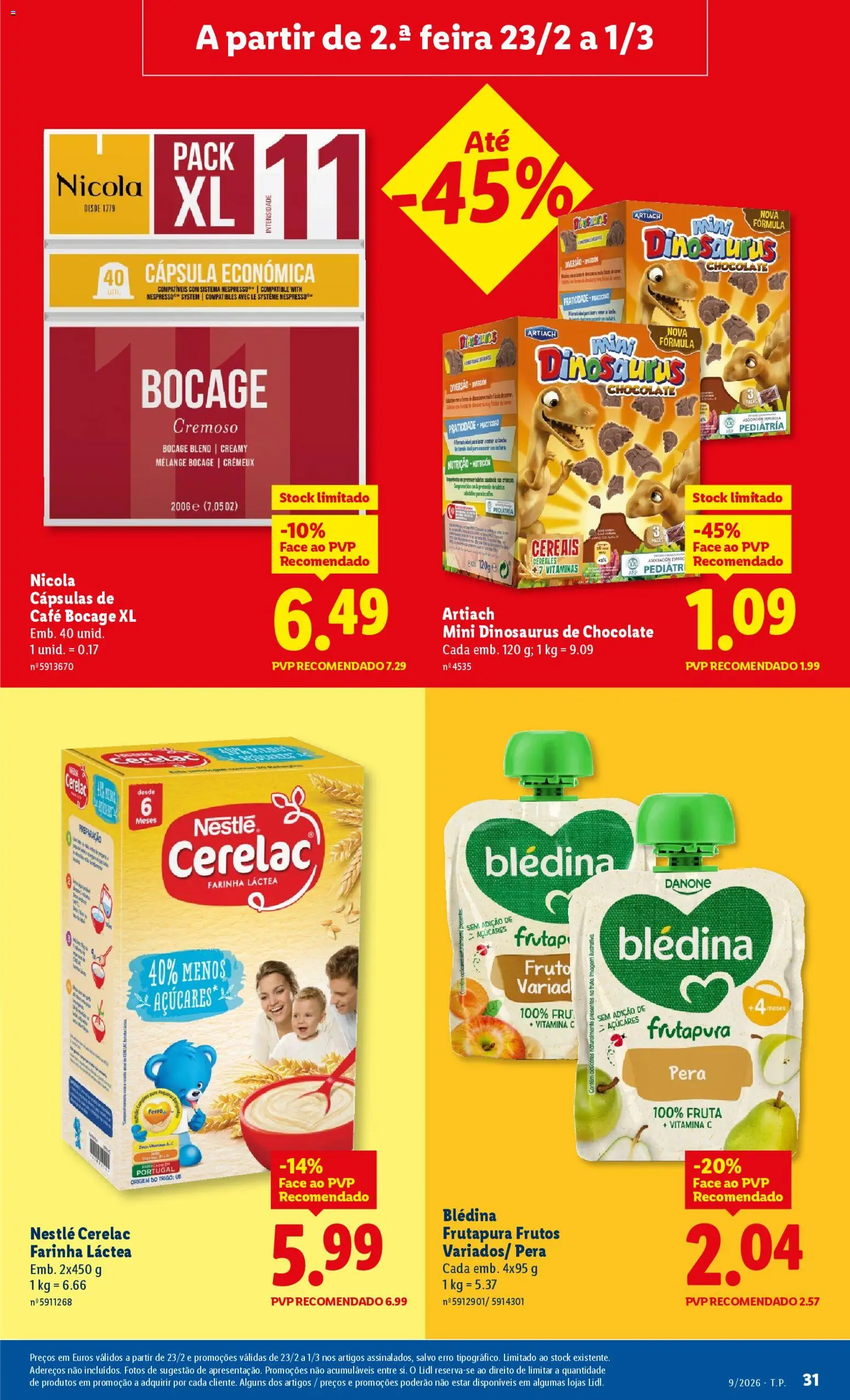 Lidl folheto │ válido de 23.02.2026 | Página: 31 | Produtos: Nespresso, Nestlé, Café, Cereais