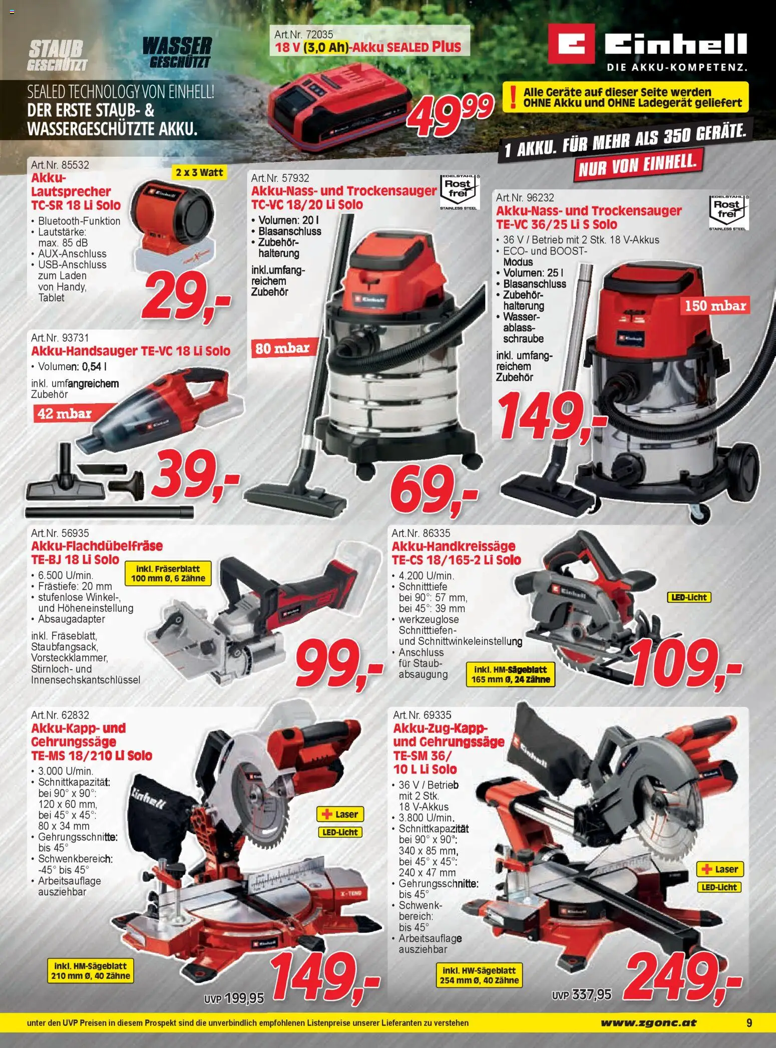 Zgonc Flugblatt Februar II 2026 gültig ab 12.02.2026 | Seite: 9 | Produkte: Wasser, Tablet, Lautsprecher