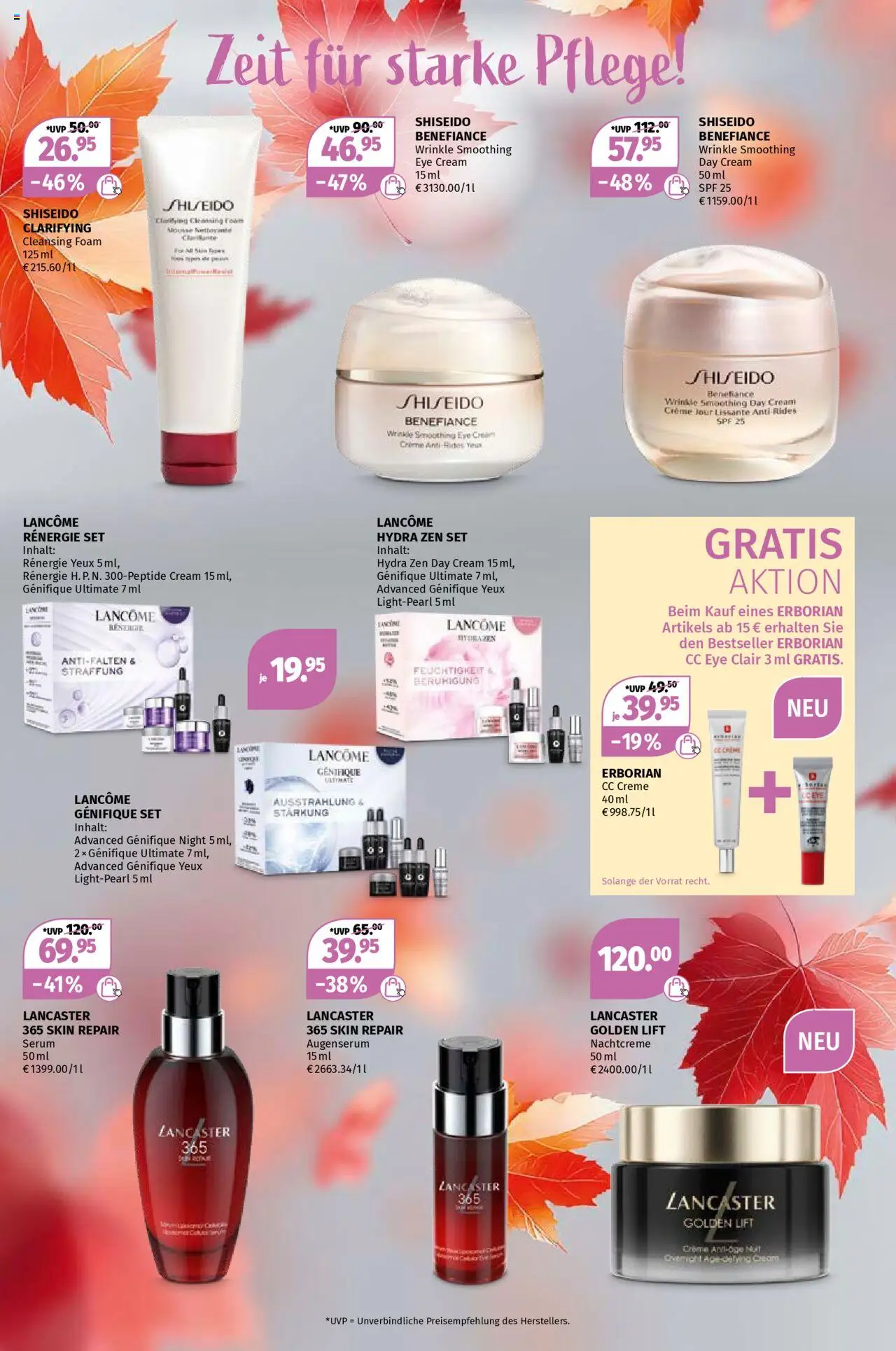 Müller Düfte für die goldene Jahreszeit – gültig ab 29.09.2025 | Seite: 9 | Produkte: Creme, Serum, Nachtcreme, Augenserum