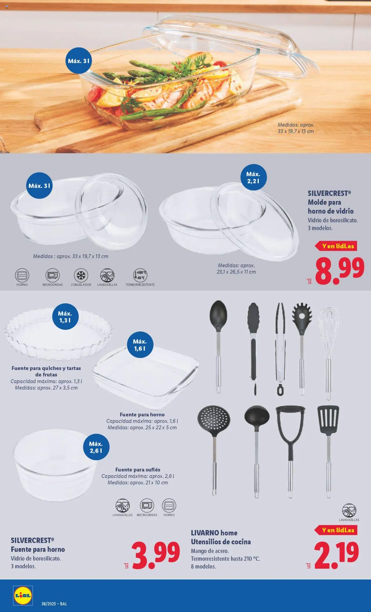 Lidl folleto de bazar │ válido desde el 15.09.2025 | Página: 8 | Productos: Congelador, Cocina, Lavavajillas, Ρούτερ