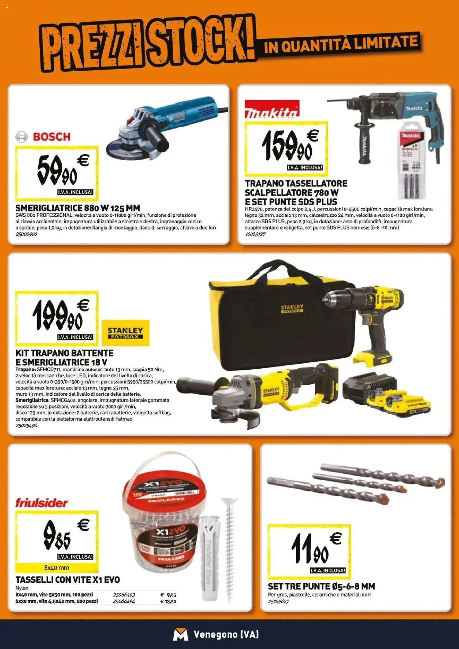 Volantino TECNOMAT del 26.03.2026 | Pagina: 19 | Prodotti: Trapano, Disco, Smerigliatrice, Valigetta