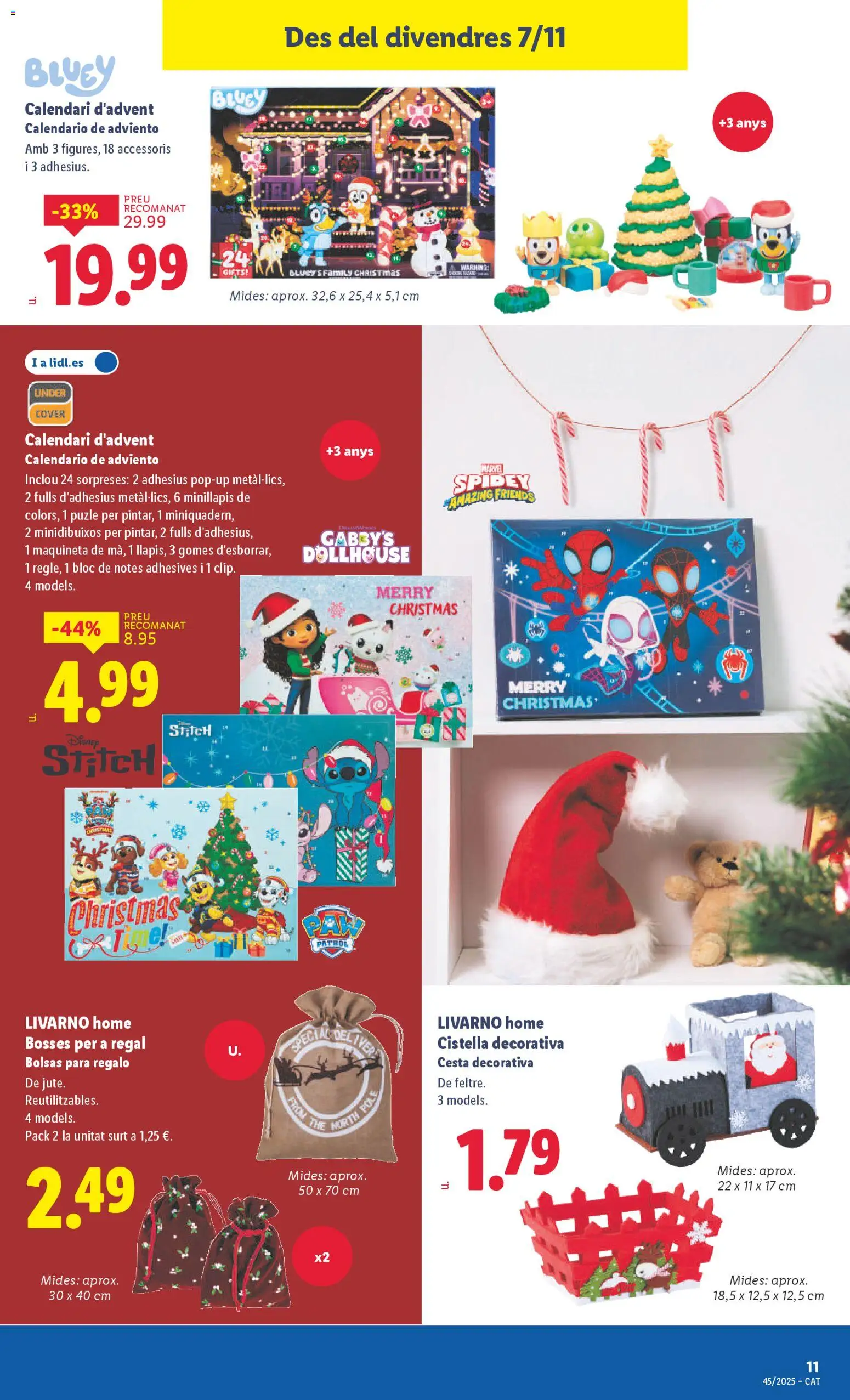 Lidl folleto de bazar │ válido desde el 03.11.2025 | Página: 21 | Productos: Cesta