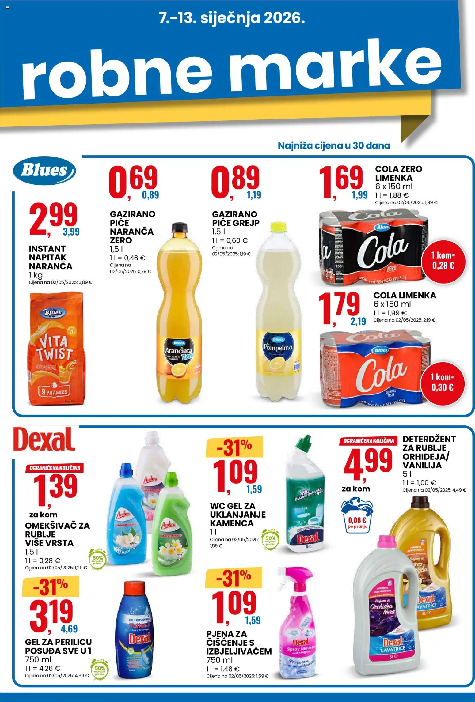 Eurospin katalog | vrijedi od 07.01.2026 | Stranica: 5 | Proizvodi: Orhideja, Omekšivač, Deterdžent, Grejp