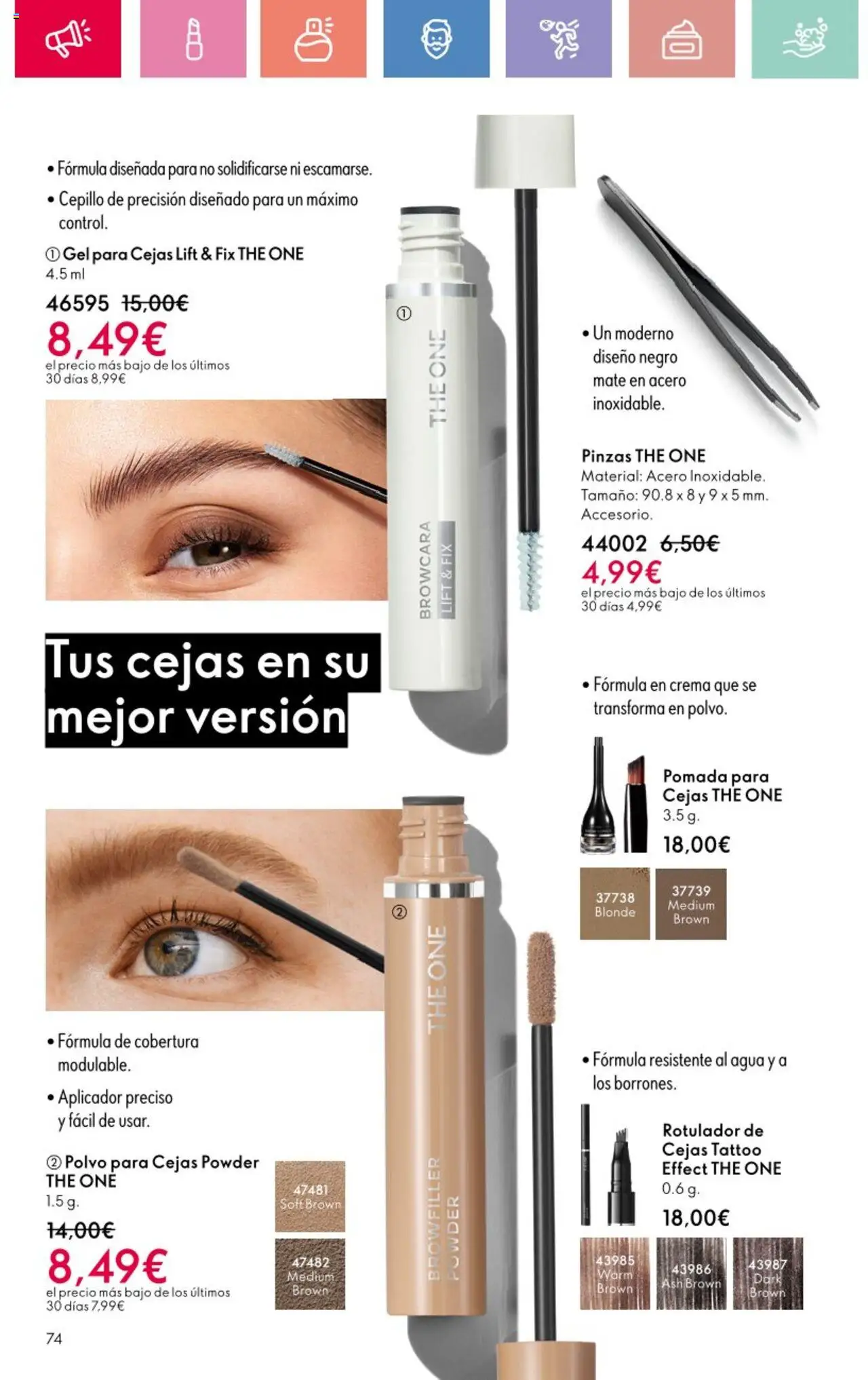Oriflame - Catálogo Campaña 9 │ válido desde el 22.06.2025 | Página: 74 | Productos: Polvo, Cepillo, Crema