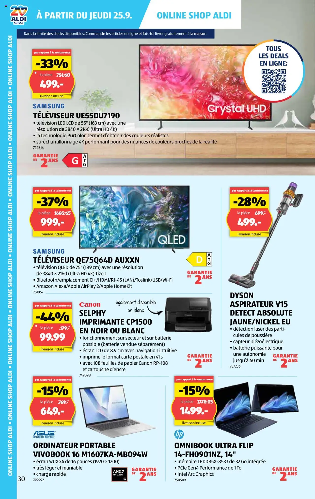 Aldi Aktionen IT – gültig ab 25.09.2025 | Seite: 31 | Produkte: Navigation, Batterie, Samsung, Dyson