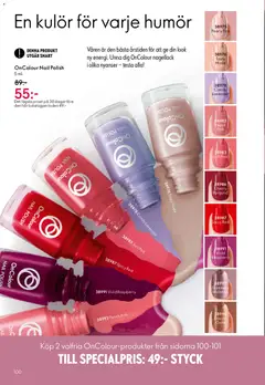 Oriflame erbjudanden 05/26 - Förhandsvisning av reklamblad från butik Oriflame aktuell från 01.04.2026 | Sida: 100 | Produkter: Nagellack