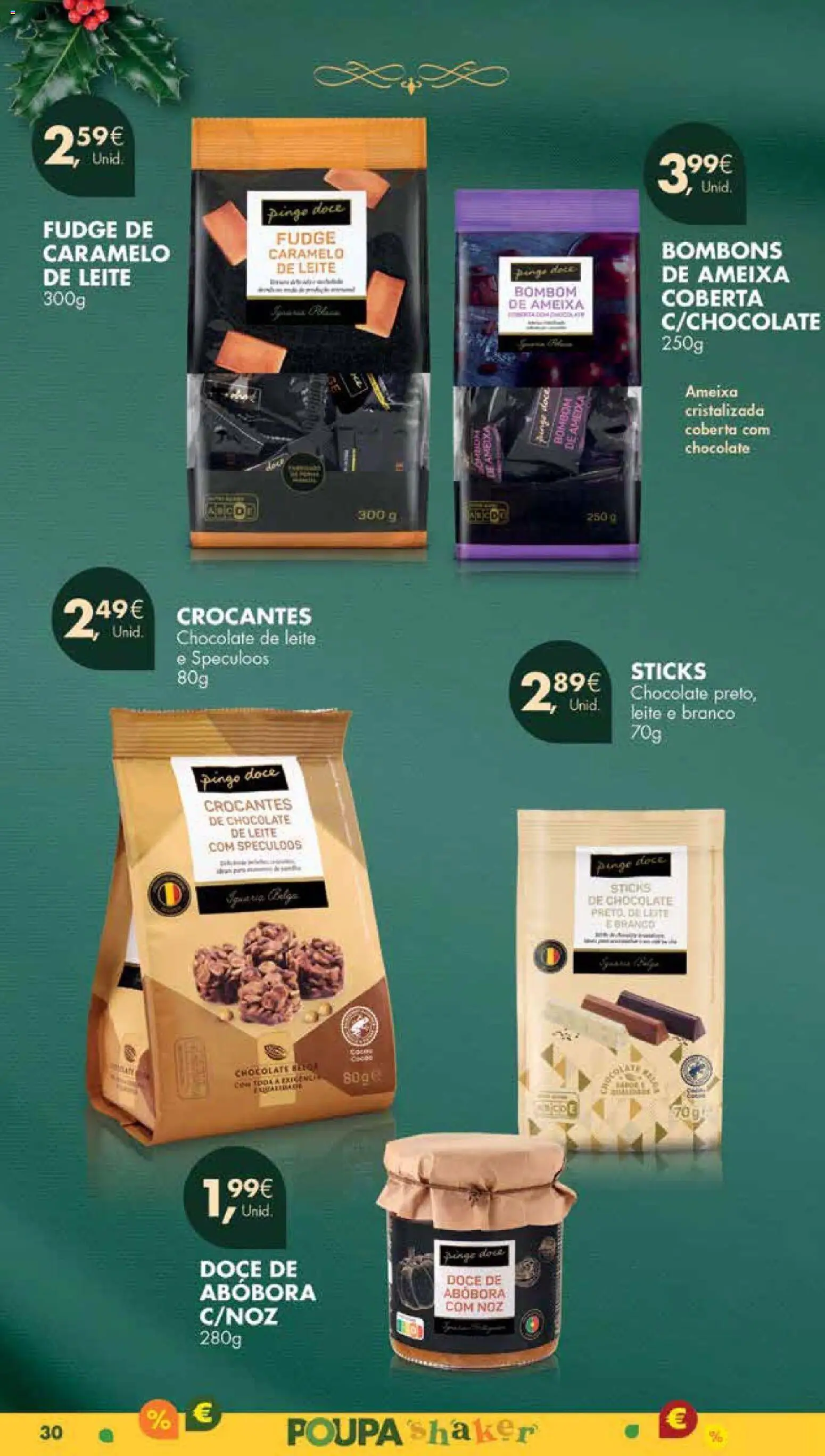 Pingo Doce Poupe Esta Semana Madeira │ válido de 25.11.2025 | Página: 30 | Produtos: Bombom, Leite, Chocolate, Abóbora