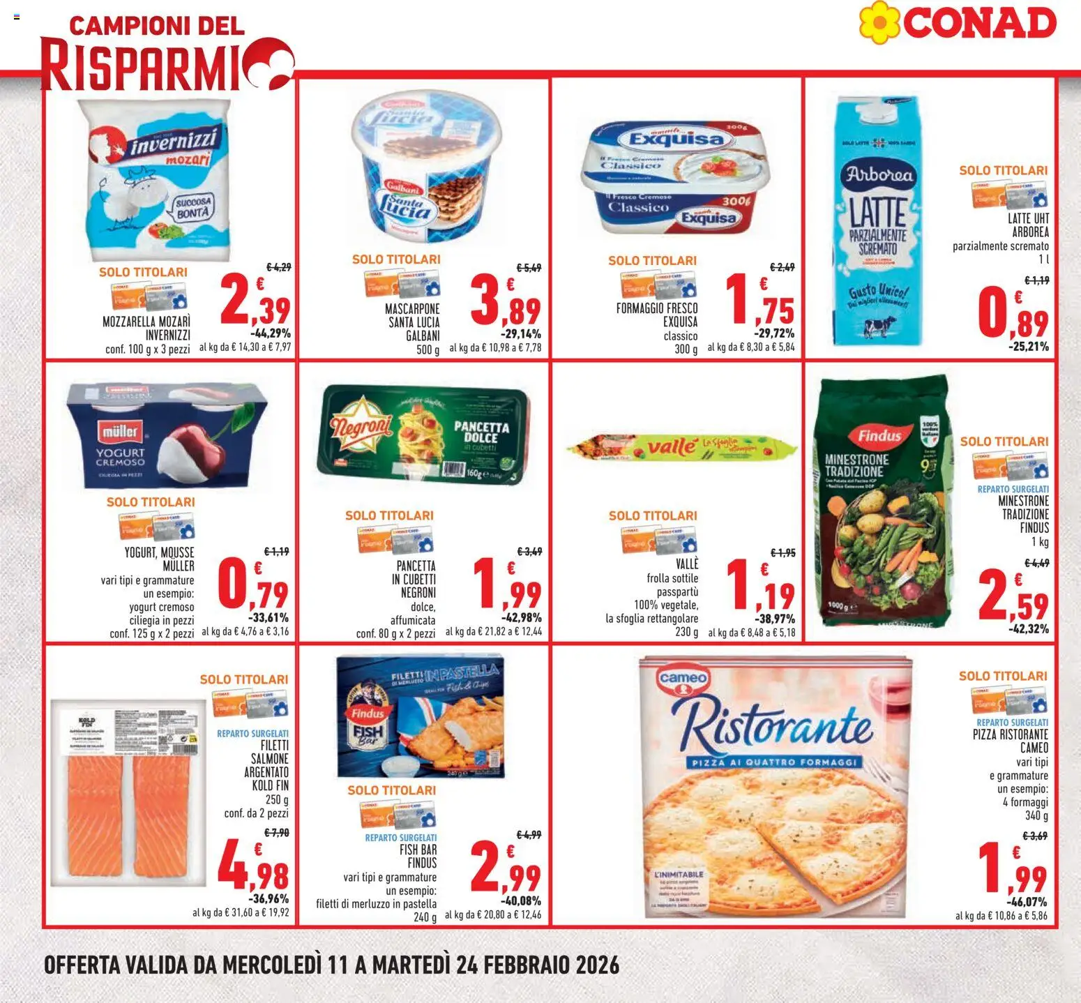 Volantino Conad del 11.02.2026 | Pagina: 2