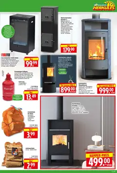 HERKULES Bau & Garten ab 05.01.2026 gültig | Seite: 9 | Produkte: Gewicht, Kaminofen