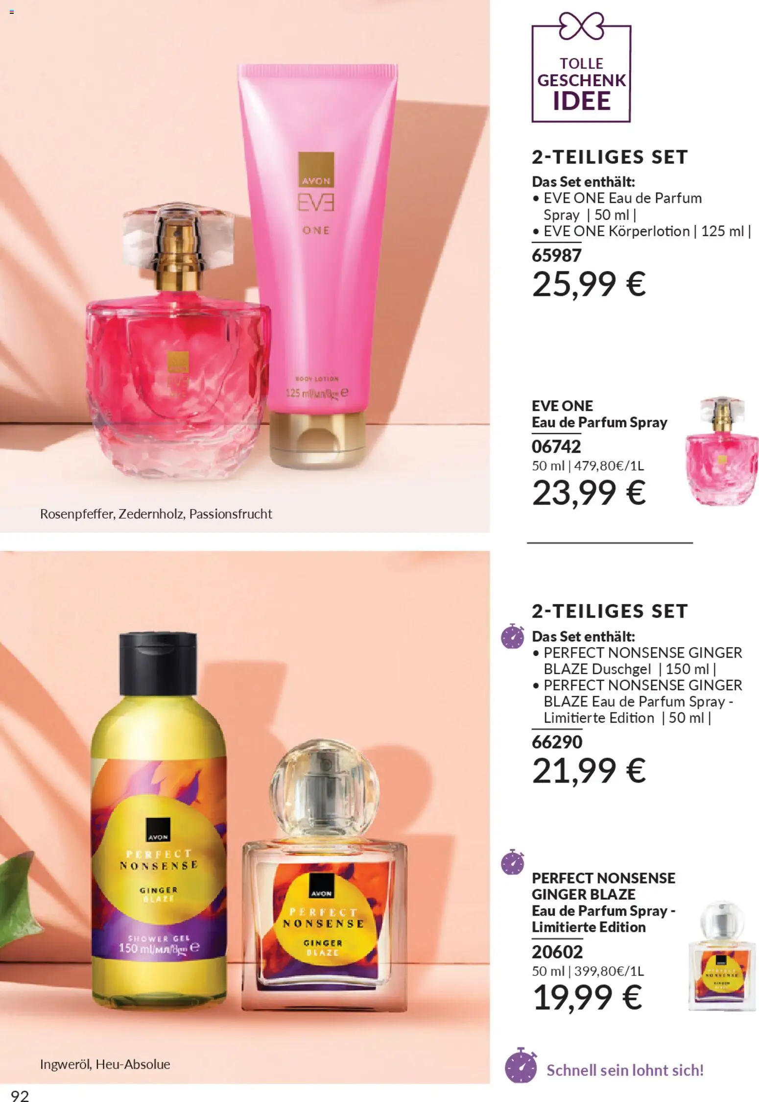 AVON Katalog März 2026 – gültig ab 01.03.2026 | Seite: 94 | Produkte: Parfüm, Duschgel, Körperlotion, Eau de Parfum