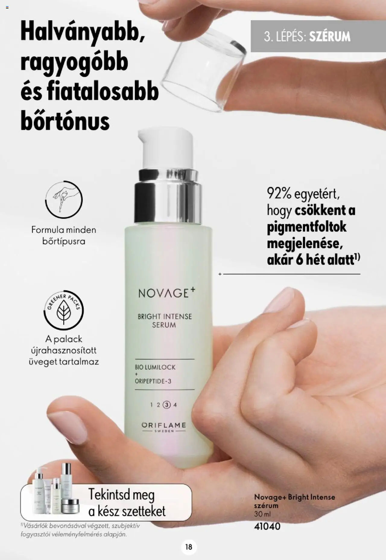 Oriflame akciós ujság - amely érvényes a következő dátumtól: 16.11.2023 | Oldal: 18