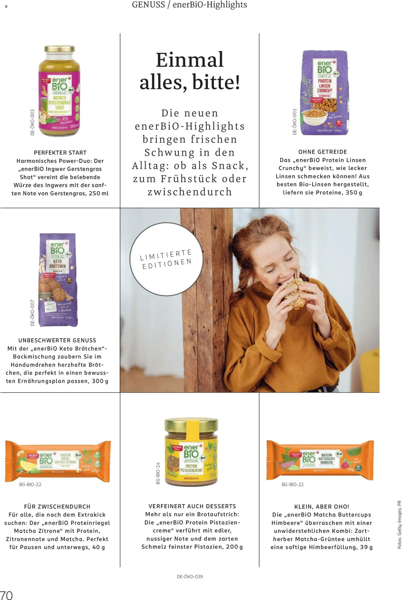 Rossmann Centaur – gültig ab 01.02.2026 | Seite: 70 | Produkte: Pistazien, Creme, Zitrone, Getreide