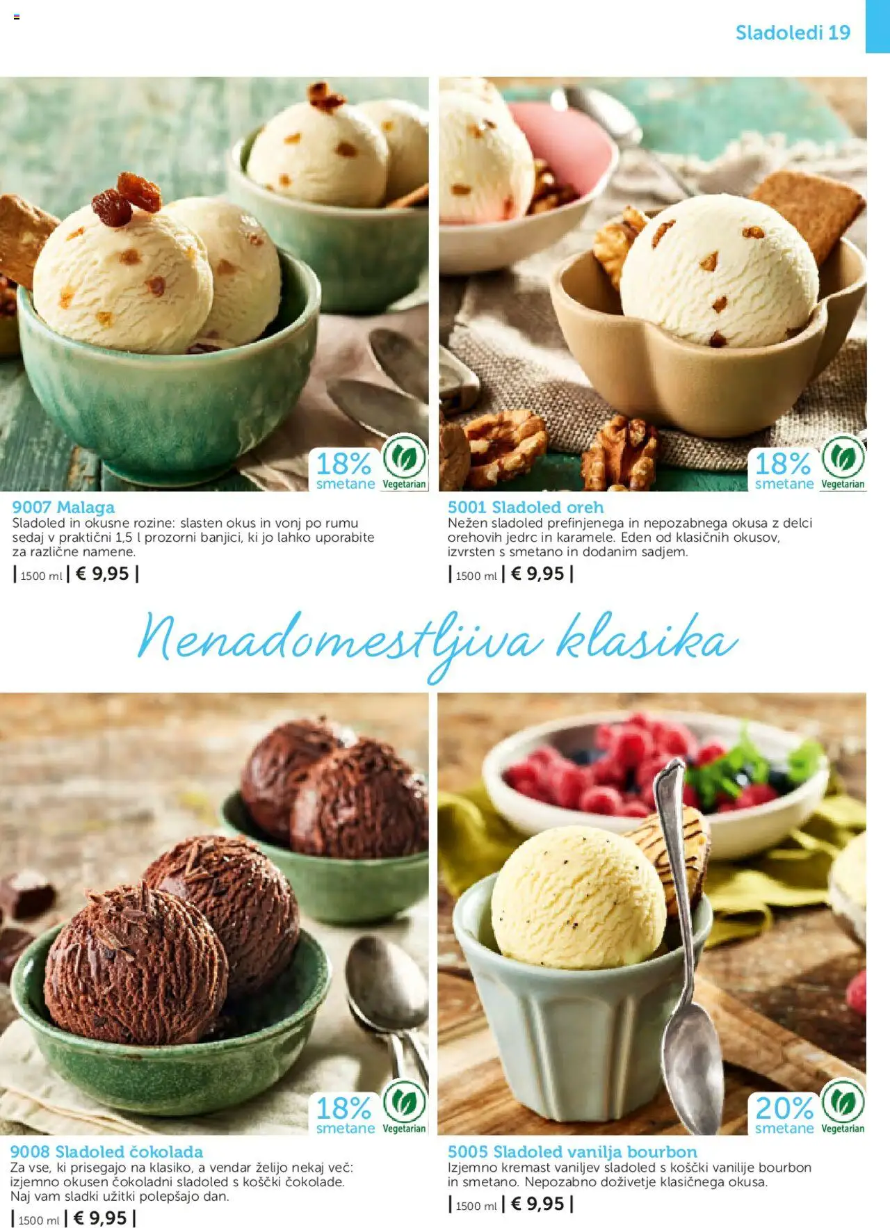 Novi Bofrost katalog ponudbe – veljaven od 01.05.2025 | Stran: 19 | Izdelki: Cokolada, Sladoled, Rozine