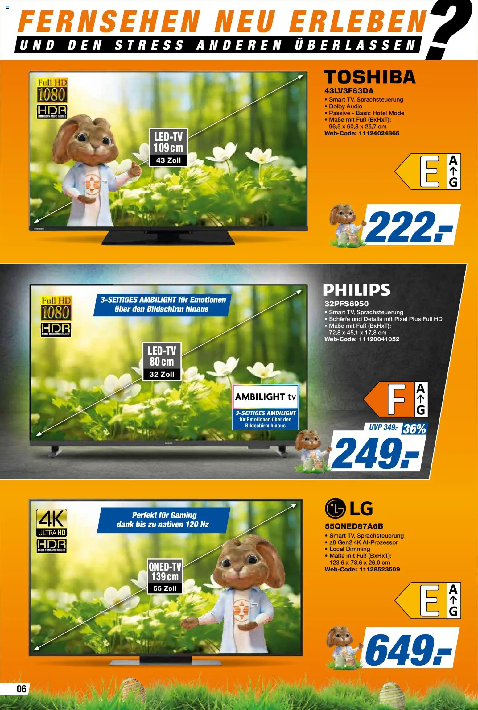 Expert Prospekt 	 – gültig ab 13.03.2026 | Seite: 6 | Produkte: Philips, Bildschirm, TV, Audio