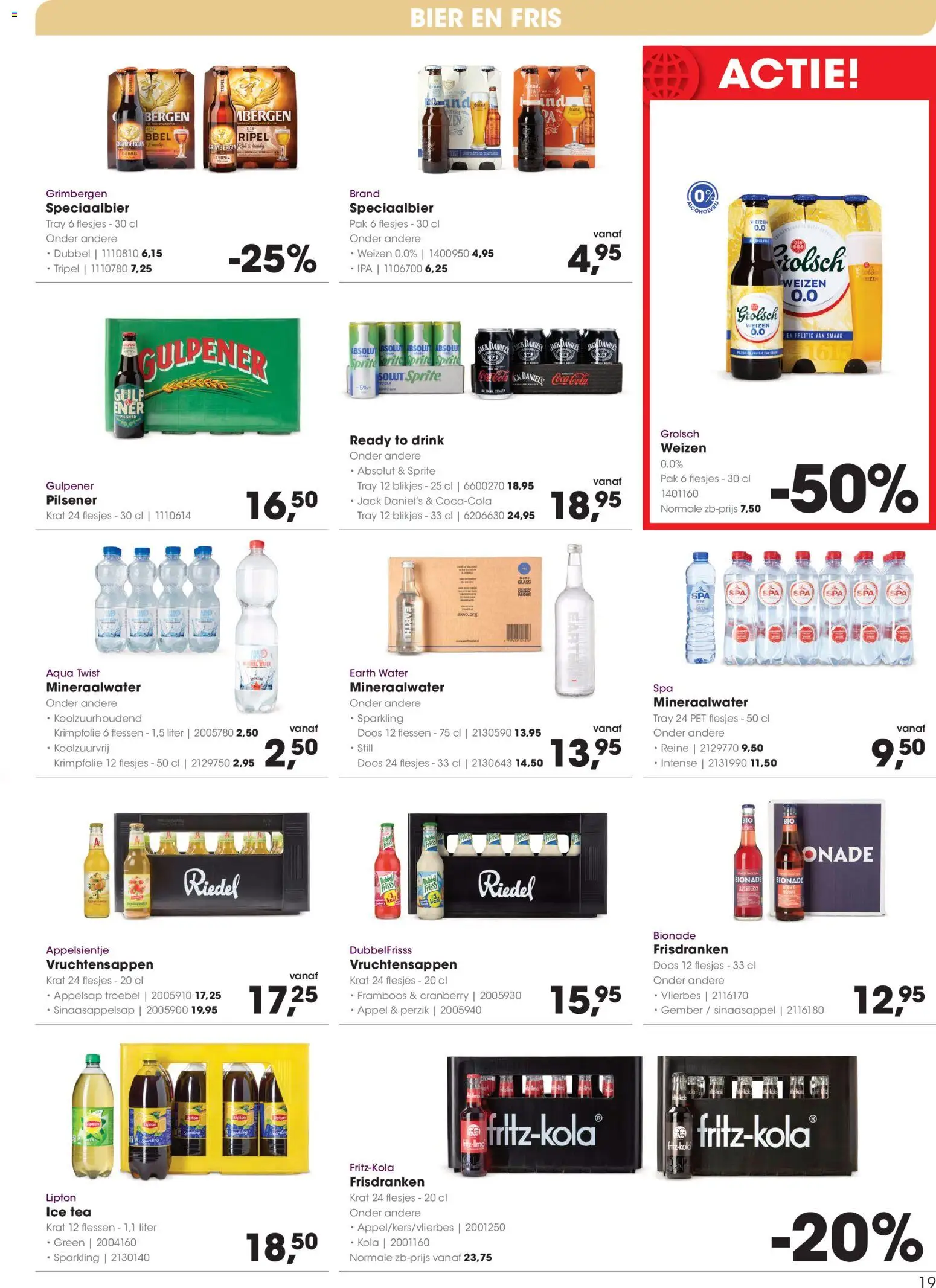 {H1} | Pagina: 19 | Producten: Bier, Festék, Appel, Mineraalwater