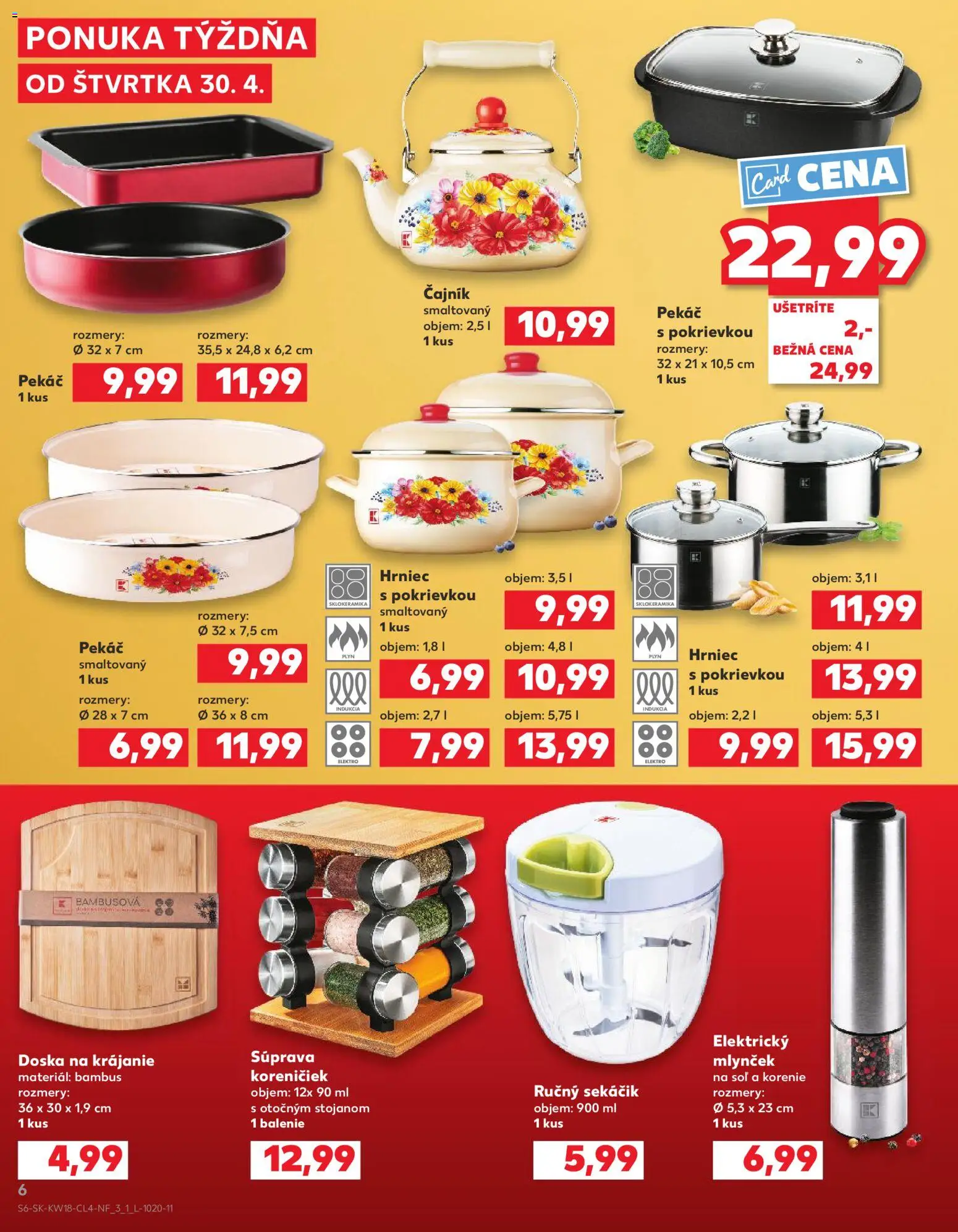 Kaufland SK akciós ujság - amely érvényes a következő dátumtól: 30.04.2026 | Oldal: 6