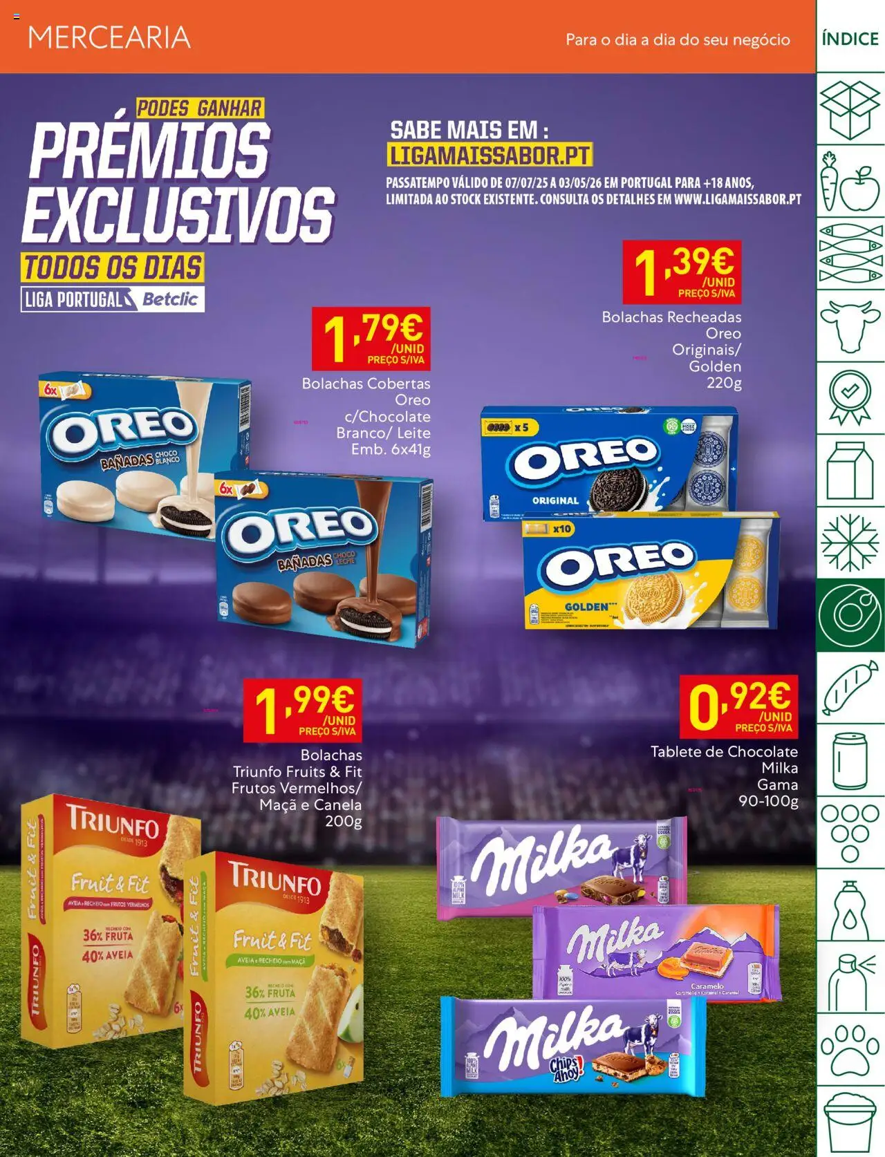 Recheio folheto │ válido de 19.08.2025 | Página: 27 | Produtos: Aveia, Bolachas, Leite, Chocolate
