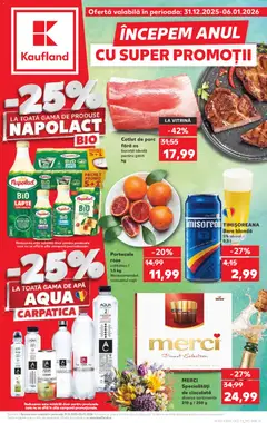 Kaufland RO Akciós újság - amely érvényes a következő dátumtól: 31.12.2025