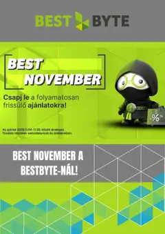 Best Byte Best November - amely érvényes a következő dátumtól: 04.11.2025