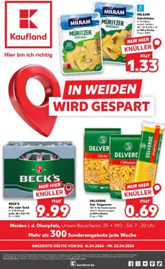 Kaufland Prospekt Weiden In Der Oberpfalz	 ab 16.04.2026 gültig