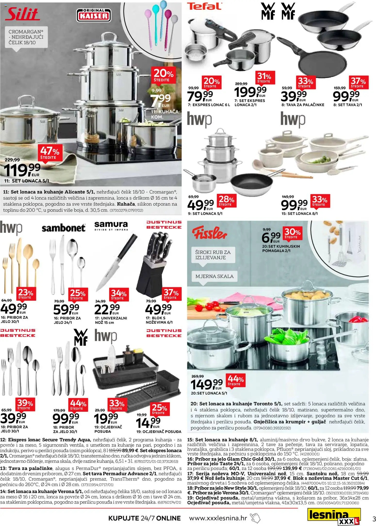 Lesnina katalog | vrijedi od 03.11.2025 | Stranica: 3 | Proizvodi: Meso, Nož, Grabilica, Lonac